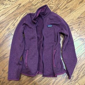 Plum Patagonia Zip Up Jacket